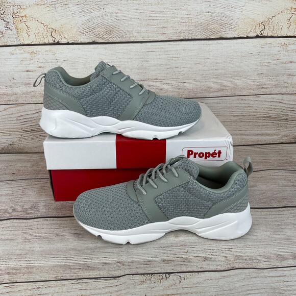 Propet Stability X Strap Mens Sz 7 X 3E Wide Sneakers Gray - Picture 2 of 10